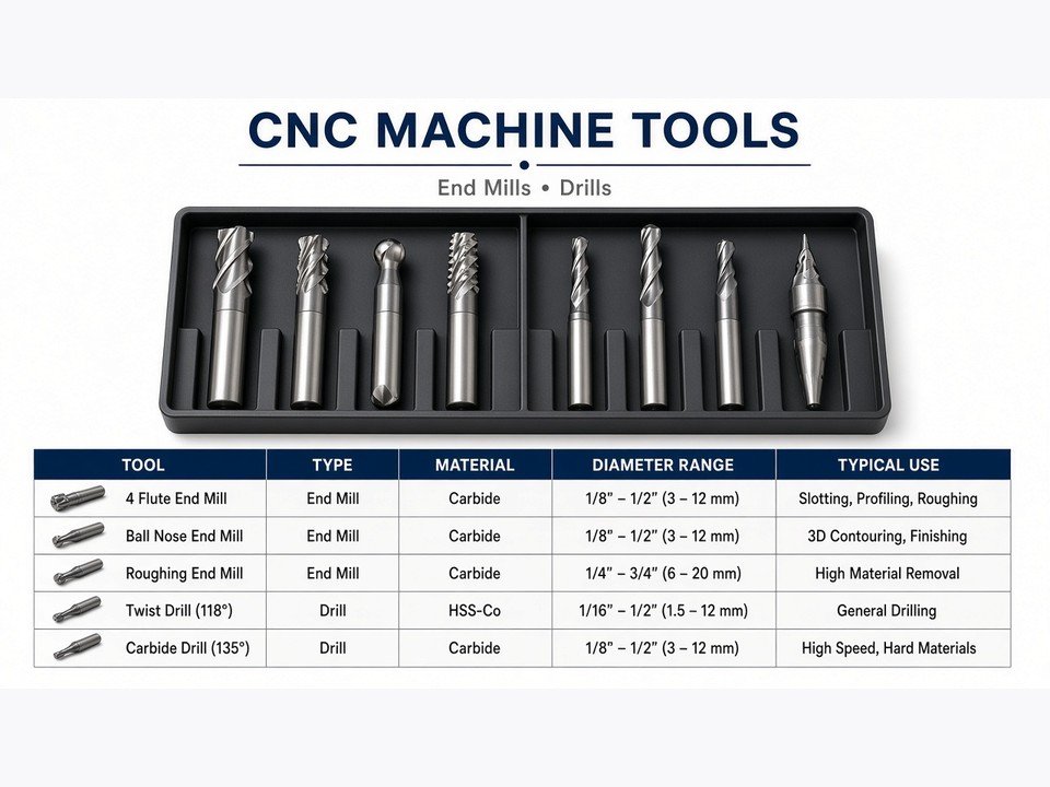 CNC turning and milling setup with precision workholding and cutting tools