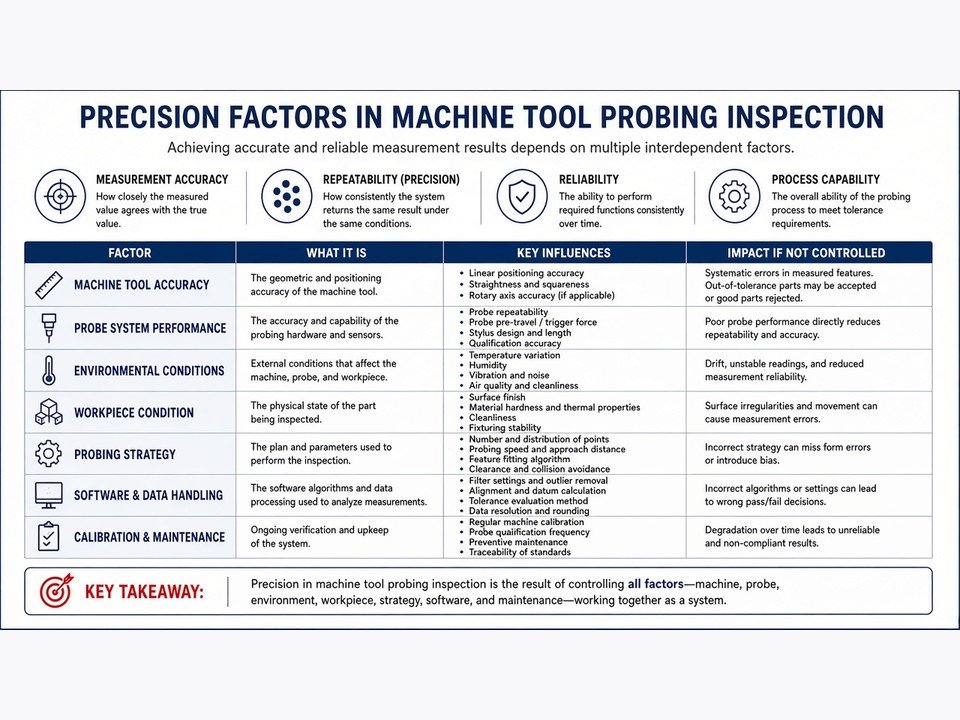 Multi-axis CNC machine producing a precision metal component