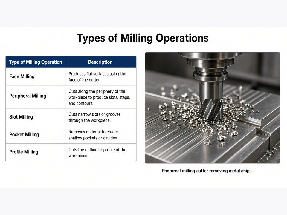 Precision end milling of pocket and wall contours on an aerospace component